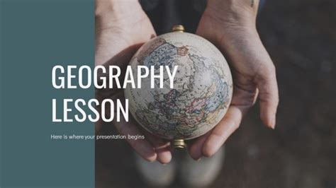 Free Geography Lesson PowerPoint Template & Google Slides Theme