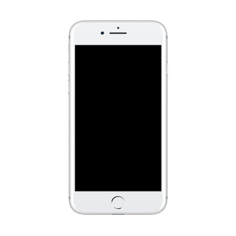 an iphone with a black screen is shown in front of a white background ...