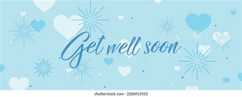 Get Well Soon Sign On White Stock Vector (Royalty Free) 2206913553 | Shutterstock