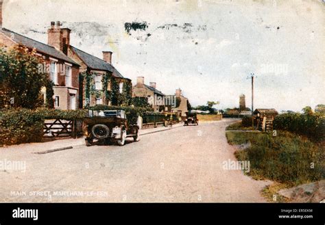 Street Scene, Mareham Le Fen, Lincolnshire Stock Photo - Alamy