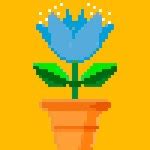 PIxel art style simple flowers isolated vector illustration Stock Vector Image by ©dmitriylo ...