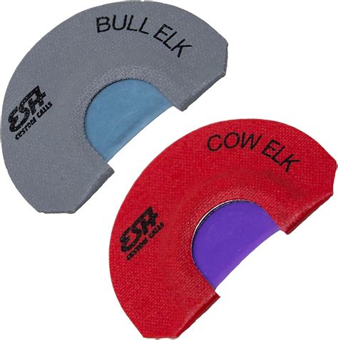 ESH Bull Elk Call & Cow Elk Call – Realistic Diaphragm Style Mouth Calls – Double Reed Bull Elk ...