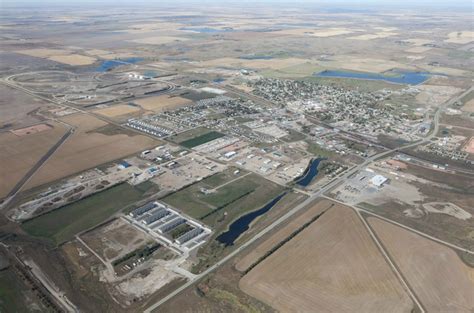 Tioga, North Dakota - Aerial Maps of Tioga, ND