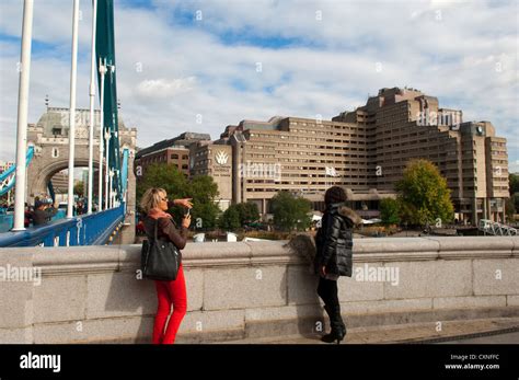 The Tower Hotel as seen from Tower Bridge London Stock Photo - Alamy