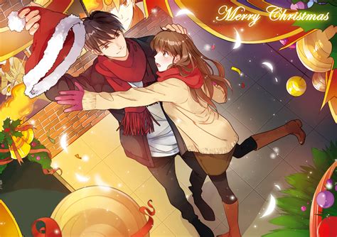 Christmas Anime Couple Wallpapers - Top Free Christmas Anime Couple Backgrounds - WallpaperAccess