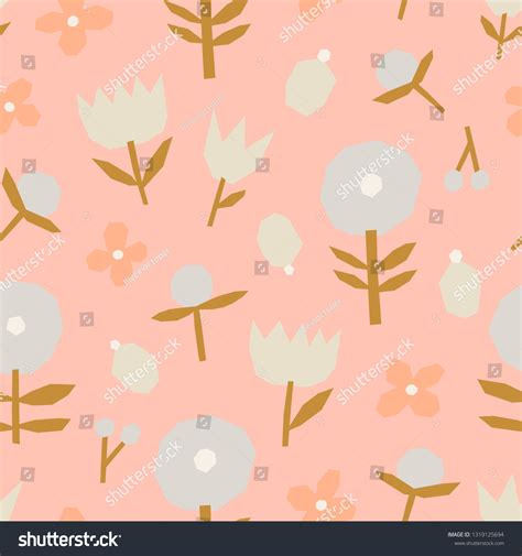 Super Cute Seamless Pattern Cut Out: vector de stock (libre de regalías ...