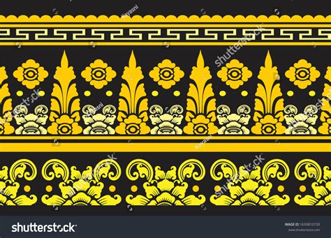 Bali Motif Indonesia Modern Colors Vector Stock Vector (Royalty Free) 1659810739 | Shutterstock