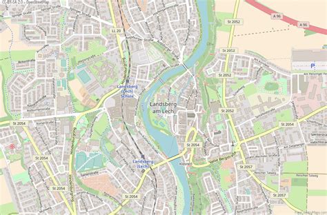 Landsberg am Lech Map Germany Latitude & Longitude: Free Maps