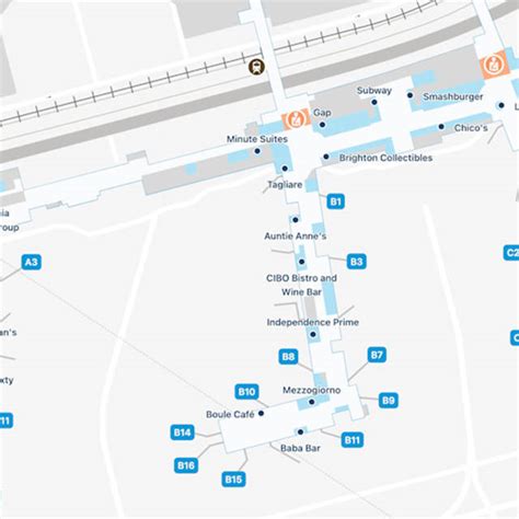 Philadelphia Airport Terminal B Map & Guide