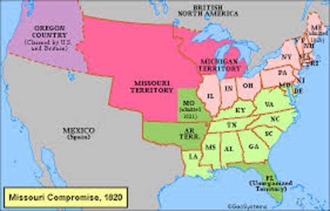 Missouri Compromise Reading Worksheet