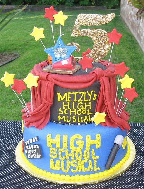 High School Musical Cake | Musical birthday party, School cake, High ...