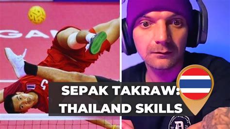 Sepak Takraw ! ! ! Reaction: BEST of Thailand skills 🇹🇭 Must watch ...