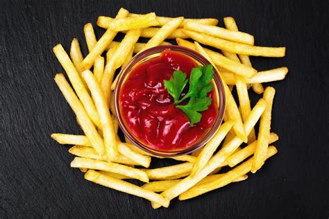 French Fries with Ketchup 4420465 Stock Photo at Vecteezy