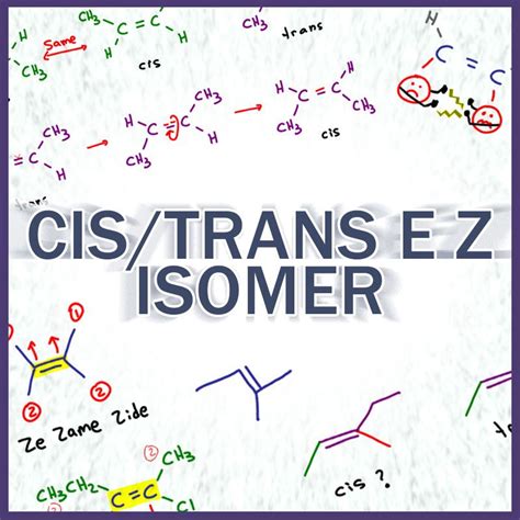 Cis Trans and E Z Geometric Isomers: Difference, Explanation, and Practice