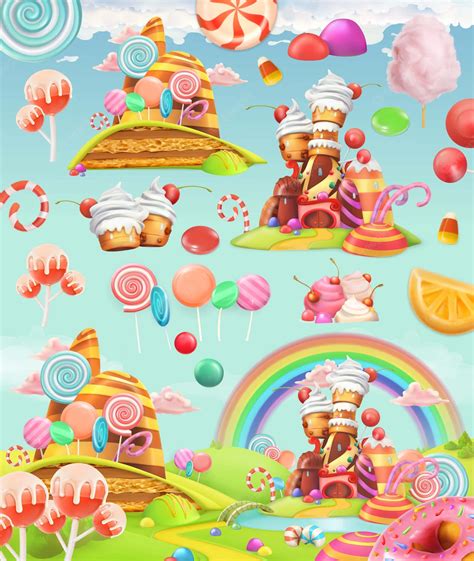 Download Enjoy a Sweet Adventure in Candy Land! Wallpaper | Wallpapers.com