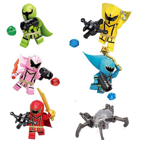 POWER RANGERS Minifigures Lego Compatible TV sets