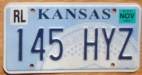 2016 Kansas vg | Automobile License Plate Store: Collectible License Plates for Less