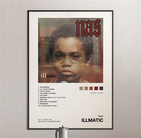 Nas - Illmatic Album Cover Poster | Architeg Prints