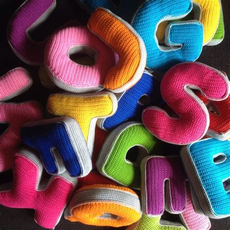 26 Crochet Letter Patterns - The Funky Stitch