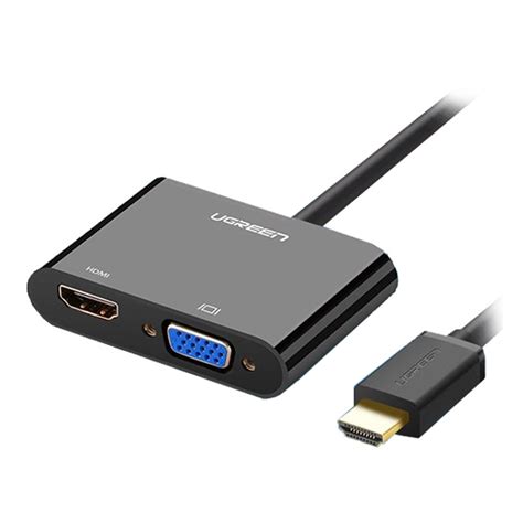 Ugreen - 40744 HDMI to VGA + HDMI Converter