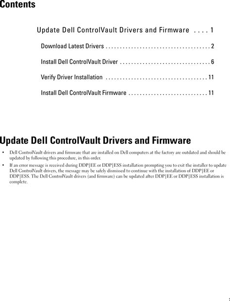 Dell data protection encryption Update ControlVault Drivers And ...