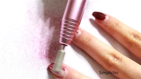 How to Remove Gel Polish with a Nail Drill and Review - YouTube