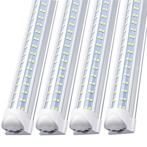 Buy (10 Pack)8FT led Light Fixture,T8 120W12000LM 6500K LED Tube Light ...