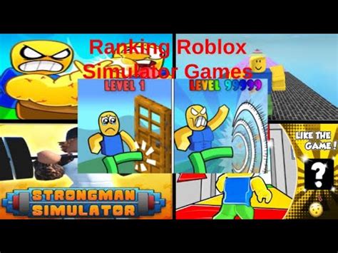 Raiting The Top 5 ROBLOX Simulator Games That Are Recommend - YouTube