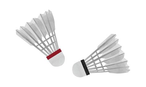 Set of badminton shuttlecocks clipart. Shuttlecock watercolor style vector illustration isolated ...