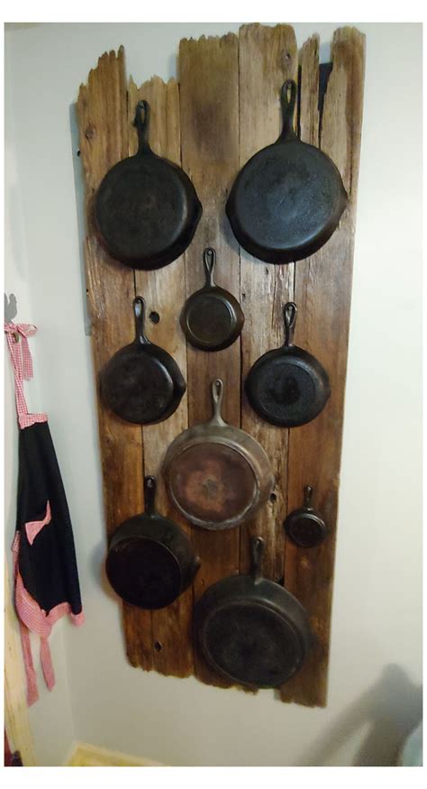 Displaying Your Cast Iron Skillets #cookware #display #cookwaredisplay ...