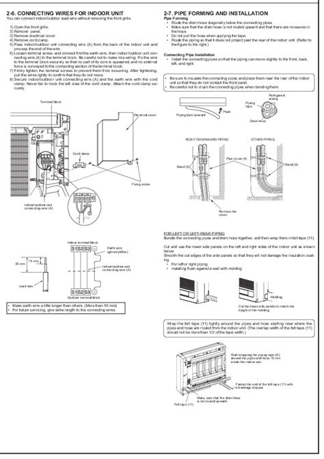 Mitsubishi JG79A145H03 Floor Mounted Air Conditioner Installation Manual