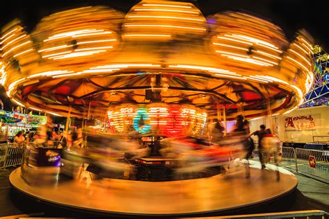 Jeff Donald photography - Carnival Rides at Night