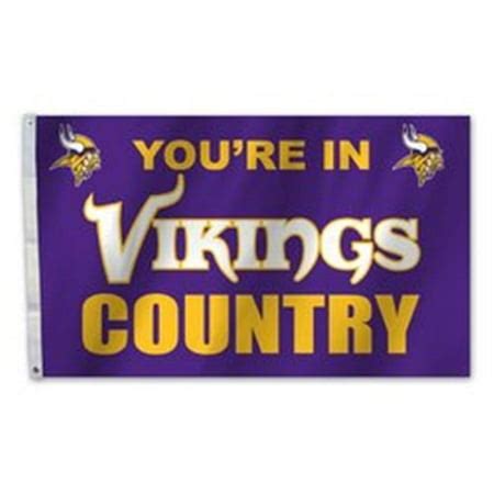 Minnesota Vikings Flag 3x5 Country Design | Walmart Canada