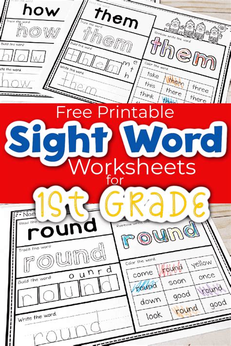 1st Grade Printable Worksheets