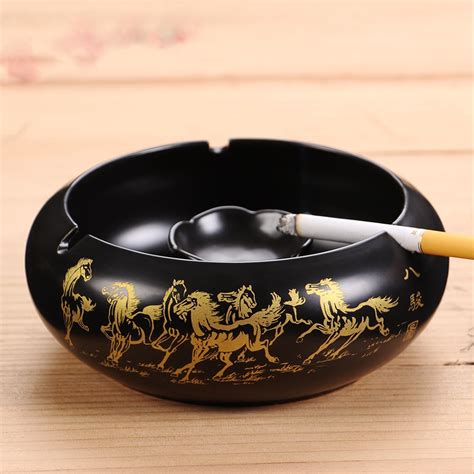 Ceramic Ashtray personality large Cigarette Ashtray with Sink for living room office decoration ...