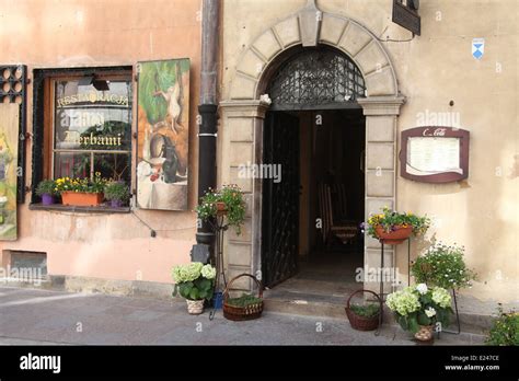 Traditional Polish Restaurant in Warsaw Old Town Stock Photo - Alamy