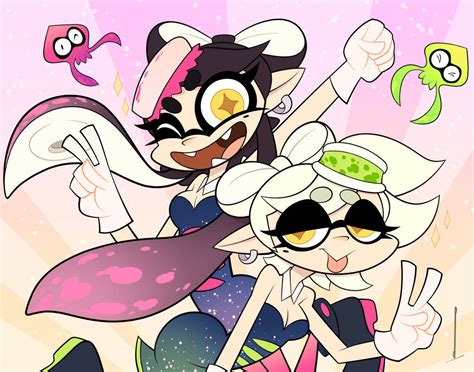 Squid Sisters! by MadCosmosArt on DeviantArt