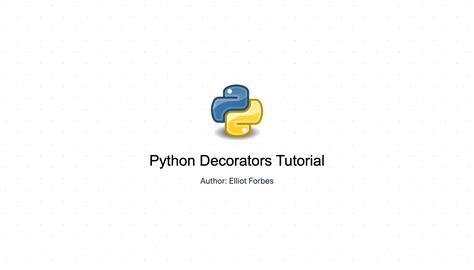 Python Decorators Tutorial | TutorialEdge.net