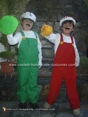 Coolest Fire Mario and Fire Luigi Halloween Costumes