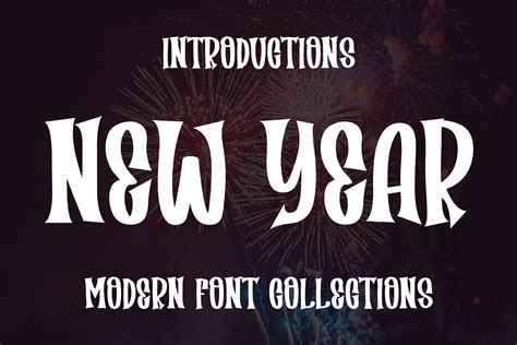 New Year Font by YanStudio · Creative Fabrica