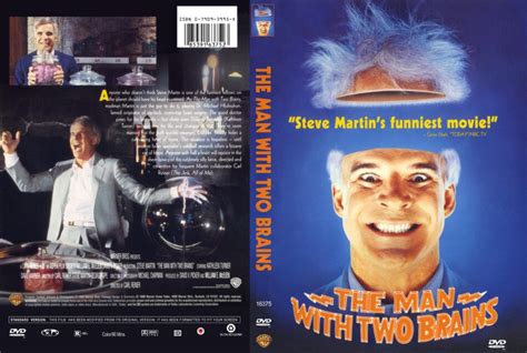 The Man with Two Brains (1983) FS R1 - Movie DVD - CD label, DVD Cover, Front Cover