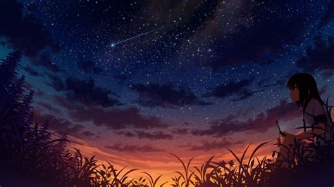 Night Sky Anime Wallpapers - Top Free Night Sky Anime Backgrounds - WallpaperAccess