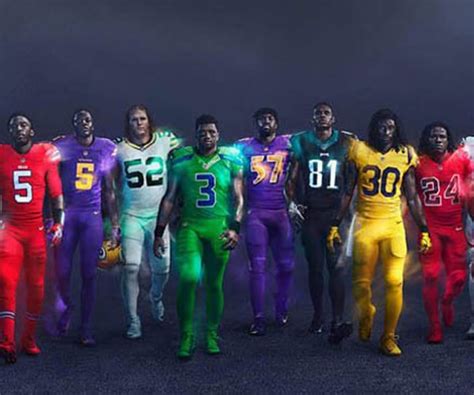 NFL Color Rush Uniforms Unveiled, But 9 Teams Won't Get to Wear Them ...