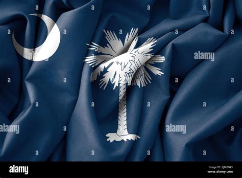 South Carolina Flag, USA State Flag South Carolina, fabric flag South ...