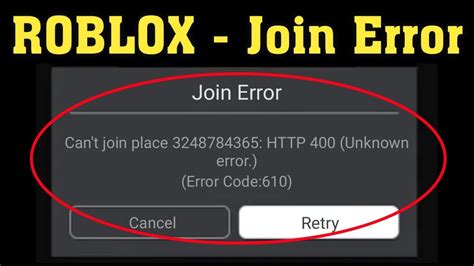 Roblox Join Error: What Is Error Code? How To Fix Roblox Join Error? - ABN NEWS