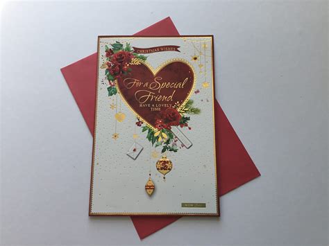 Special Friend traditional Christmas card (Simon Elvin) - Debs Cards