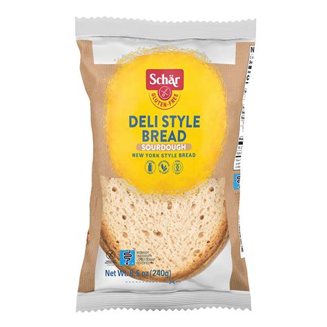 SCHAR GLUTEN FREE DELI STYLE SOURDOUGH BREAD 8.5 OZ