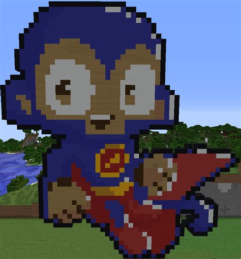 minecraft pixel art grid monkey Super monkey pixel art - Pixel Art Grid