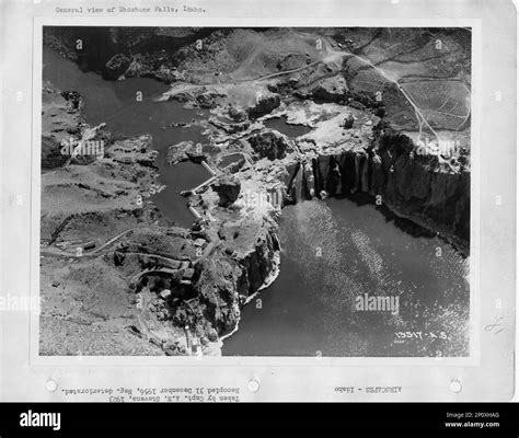 Idaho - Shoshone Falls, Aerial Photograph Stock Photo - Alamy