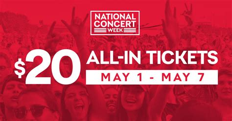 Live Nation Offering $20 Tickets For National C...